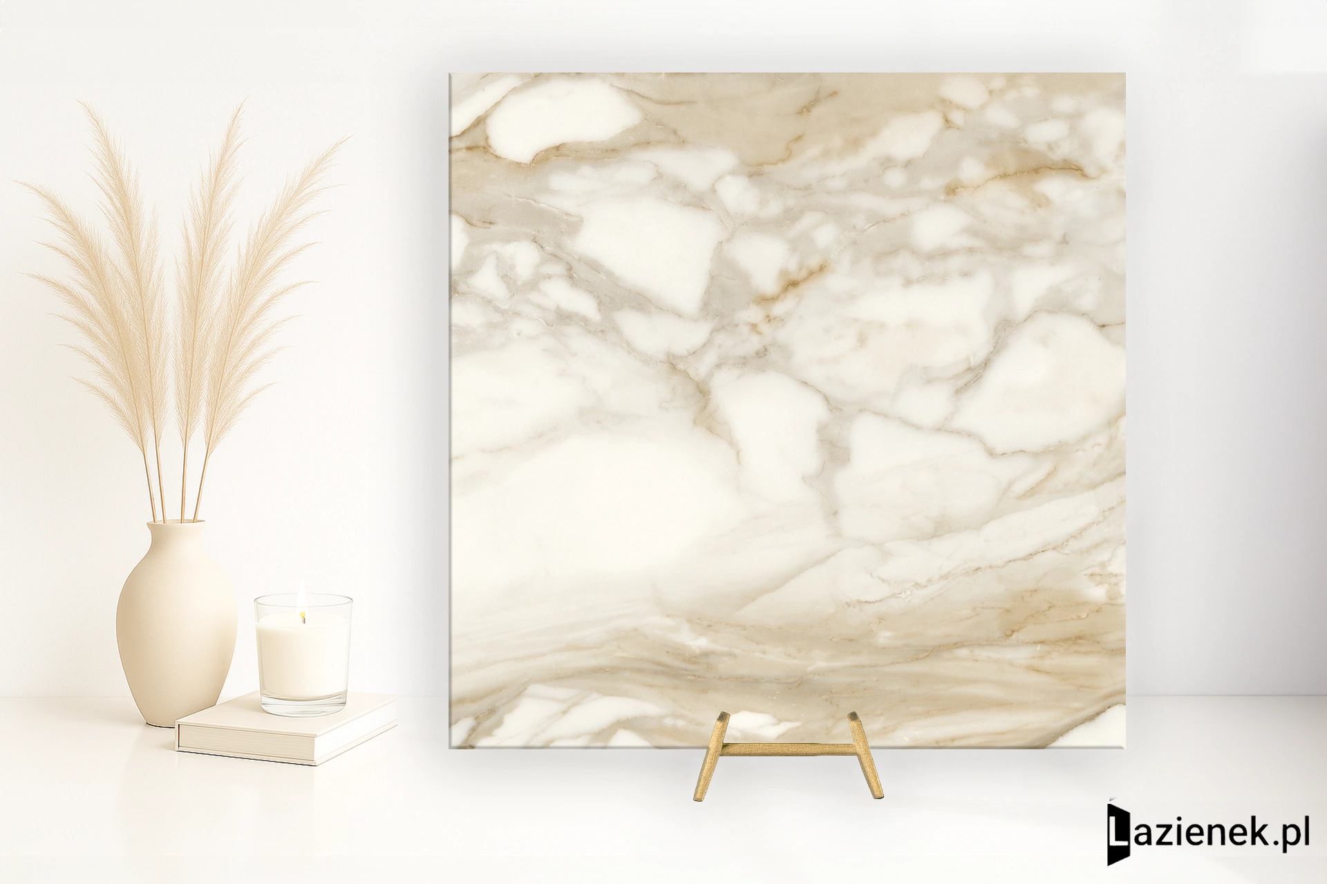 Graniti Fiandre Marble Lab Calacatta Dorato polerowana 60x60 cm gr. 8 mm - płytka rektyfikowana / AL279X860